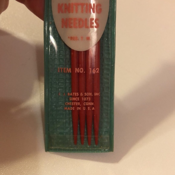 Vintage Midcentury Double Pointed Size 3 Luxite Knitting Needles - Picture 3 of 3